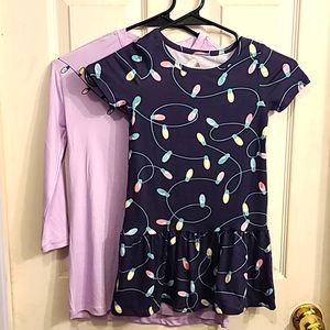 Little girls dress & top set